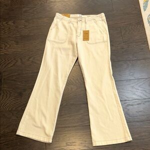 Kensie High Rise Cream Jeans